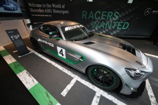 MERCEDES AMG GT4 ON DISPLAY IN THE PADDOCK