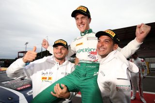 #55 KASPERSKY MOTORSPORT (ITA) FERRARI 488 GT3 GIANCARLO FISICHELLA (ITA) MARCO CIOCI (ITA) JAMES CALADO (GBR) OVERALL POLESITTER