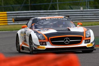 #34 CAR COLLECTION (DEU) MERCEDES SLS AMG GT3 PIERRE EHRET (DEU) ALEXANDER MATTSCHULL (DEU) RENGER VAN DER ZANDE (BEL)
