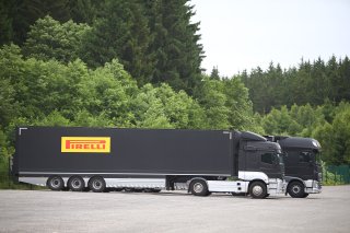 PIRELLI TRUCKS IN THE PADDOCK