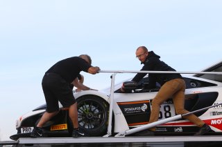 #58 GARAGE 59 (GBR) MCLAREN 650 S GT3 WITH BAS LEINDERS (BEL) TEAM MANAGER