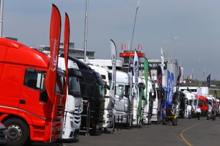 TRUCKS IN THE PADDOCK