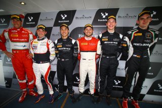 #74 ISR (CZE) AUDI R8 LMS GT3 FRANCK PERERA (FRA) OVERALL POLE POSITION - 2ND OVERALL #86 HTP MOTORSPORT (DEU) MERCEDES AMG GT3 JULES SZYMKOVIAK (NDl) - 3RD OVERALL #85 HTP MOTORSPORT (DEU) MERCEDES AMG GT3 JAZEMAN JAAFAR (MAL) #19 GRT GRASSER RACING TEAM