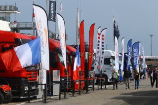 TRUCKS IN THE PADDOCK