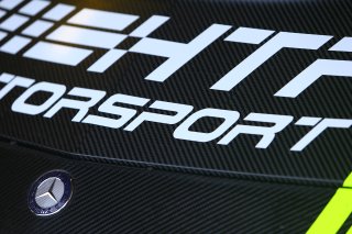MERCEDES BENZ (DEU) LOGO ON HTP MOTORSPORT CAR