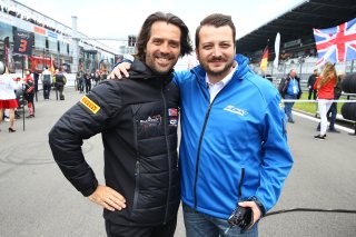 STEPHANE RATEL (FRA) CEO AND FOUNDER OF SRO MOTORSPORT GROUP WITH MARC HENNERICI (DEU) EVENT PROMOTER