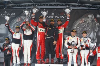 PRO AM CUP WINNERS #11 KESSEL RACING (CHE) FERRARI 488 GT3 MICHEL BRONISZEWKI (POL) GIACOMO PICCINI (ITA) - SECOND IN PRO AM CUP #87 AKKA ASP (FRA) MERCEDES AMG GT3 JEAN LUC BEAUBELIQUE (FRA) MORGAN MOULLIN TRAFFORT (FRA) - THIRD IN PRO AM CUP #89 AKKA AS