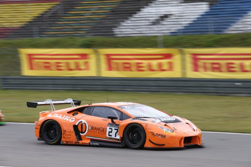 #27 ORANGE 1 TEAM LAZARUS (ITA) LAMBORGHINI HURACAN GT3 FABRIZIO CRESTANI (ITA) NICOLAS POHLER (DEU) | OLIVIER BEROUD / VISION SPORT AGENCY