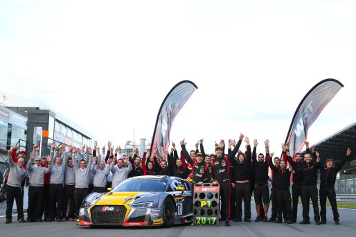 #17 TEAM WRT (BEL) AUDI R8 LMS STUART LEONARD (GBR) ROBIN FRIJNS (NLD) WINNERS OF THE MAIN RACE AND SPRINT CUP CHAMPIONS WITH CREW | OLIVIER BEROUD / VISION SPORT AGENCY