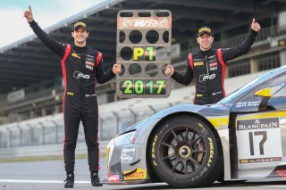 #17 TEAM WRT (BEL) AUDI R8 LMS STUART LEONARD (GBR) ROBIN FRIJNS (NLD) WINNERS OF THE MAIN RACE AND SPRINT CUP CHAMPIONS