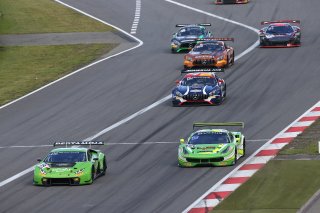 #19 GRT GRASSER RACING TEAM (AUT) LAMBORGHINI HURACAN GT3 EZEQUIEL PEREZ COMPANC (ARG) ANDREA CALDARELLI (ITA)