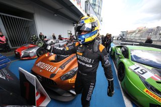 #84 MERCEDES AMG TEAM HTP MOTORSPORT (DEU) MERCEDES AMG GT3 FRANCK PERERA (FRA) WINNERS OF QUALIFYING RACE