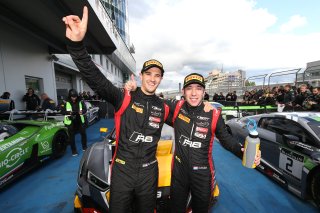 #17 TEAM WRT (BEL) AUDI R8 LMS STUART LEONARD (GBR) ROBIN FRIJNS (NLD) WINNERS OF THE MAIN RACE AND SPRINT CUP CHAMPIONS