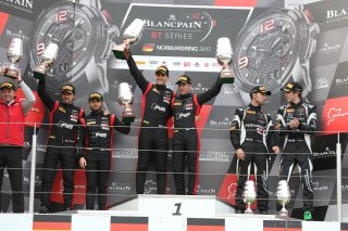#17 TEAM WRT (BEL) AUDI R8 LMS STUART LEONARD (GBR) ROBIN FRIJNS (NLD) WINNERS OF THE MAIN RACE AND SPRINT CUP CHAMPIONS #2 BELGIAN AUDI CLUB TEAM WRT (BEL) AUDI R8 LMS WILL STEVENS (GRB) MARKUS WINKELHOCK (DEU) SECOND OVERALL #19 GRT GRASSER RACING TEAM 