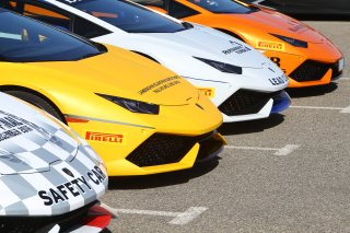 BLANCPAIN LAMBORGHINI SUPER TROFEO LEADING CARS