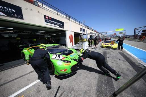 #19 GRT GRASSER RACING TEAM (AUT) LAMBORGHINI HURACAN GT3 LUCA STOLZ (DEU) MICHELE BERETTA (ITA) ANDREA PICCINI (ITA) | OLIVIER BEROUD / VISION SPORT AGENCY