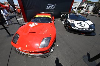 GT1 CARS ON DISPLAY