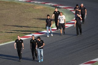 DRIVERS DOING TRACKWALK