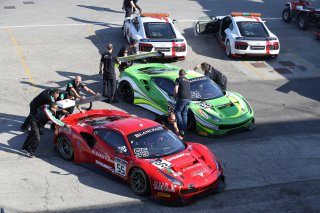 CARS WAITING FOR SCRUTINEERING