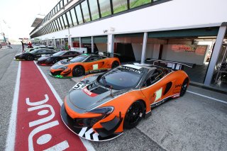 CARS IN PITLANE
