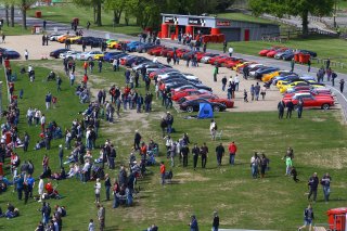 CROWD AND SUPERCAR PARKING