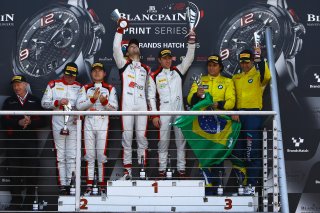WINNERS OF THE QUALIFYING RACE #1 BELGIAN AUDI CLUB TEAM WRT (BEL) AUDI R8 LMS ULTRA GT3 LAURENS VANTHOOR (BEL) ROBIN FRIJNS (NDL)