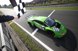 #63 GRT GRASSER RACING TEAM (AUT) LAMBORGHINI HURACAN GT3 MIRKO BORTOLOTTI (ITA) CHRISTIAN ENGELHART (DEU) WINNER OF THE QUALIFYING RACE