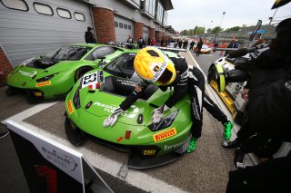 #63 GRT GRASSER RACING TEAM (AUT) LAMBORGHINI HURACAN GT3 CHRISTIAN ENGELHART (DEU) WINNER OF THE QUALIFYING RACE
