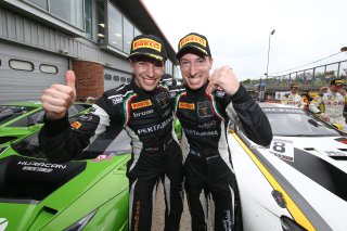 #63 GRT GRASSER RACING TEAM (AUT) LAMBORGHINI HURACAN GT3 CHRISTIAN ENGELHART (DEU) WINNER OF THE QUALIFYING RACE
