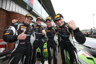 #63 GRT GRASSER RACING TEAM (AUT) LAMBORGHINI HURACAN GT3 CHRISTIAN ENGELHART (DEU) WINNER OF THE QUALIFYING RACE #19 GRT GRASSER RACING TEAM (AUT) LAMBORGHINI HURACAN GT3 EZEQUIEL PEREZ COMPANC (ARG) NORBERT SIEDLER (AUT) THIRD OVERALL