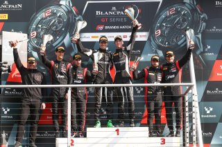 #63 GRT GRASSER RACING TEAM (AUT) LAMBORGHINI HURACAN GT3 MIRKO BORTOLOTTI (ITA) CHRISTIAN ENGELHART (DEU) WINNER OF THE QUALIFYING RACE #17 TEAM WRT (BEL) AUDI R8 LMS STUART LEONARD (GBR) ROBIN FRIJNS (NLD) SECOND OF THE MAIN RACE #2 BELGIAN AUDI CLUB TE