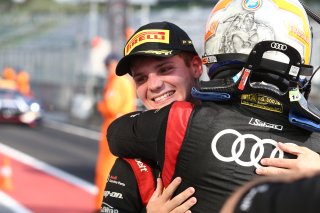 #5 BELGIAN AUDI CLUB TEAM WRT (BEL) AUDI R8 LMS MARCEL FÄSSLER (CHE) DRIES VANTHOOR (BEL) WINNERS OF THE QUALIFYING RACE
