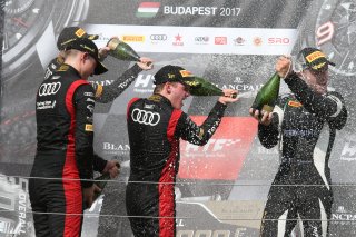 #5 BELGIAN AUDI CLUB TEAM WRT (BEL) AUDI R8 LMS MARCEL FÄSSLER (CHE) DRIES VANTHOOR (BEL) WINNERS OF THE MAIN RACE #63 GRT GRASSER RACING TEAM (AUT) LAMBORGHINI HURACAN GT3 MIRKO BORTOLOTTI (ITA) THIRD OVERALL