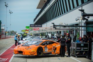 #27 ORANGE 1 TEAM LAZARUS (ITA) LAMBORGHINI HURACAN GT3 FABRIZIO CRESTANI (ITA) GUSTAVO YACAMAN (COL)