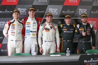 #87 AKKA ASP (FRA) MERCEDES AMG GT3 JULES GOUNON (FRA) #90 AKKA ASP (FRA) MERCEDES AMG GT3 RAFFAELE MARCIELLO (ITA) #66 ATTEMPTO RACING (DEU) LAMBORGHINI HURACAN GT3 MARCO MAPELLI (ITA) POLESITTER #84 MERCEDES AMG TEAM HTP MOTORSPORT (DEU) MERCEDES AMG GT