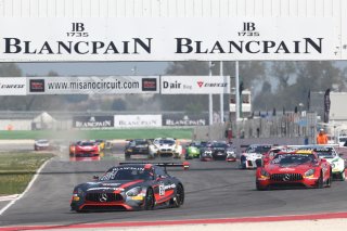 #84 MERCEDES AMG TEAM HTP MOTORSPORT (DEU) MERCEDES AMG GT3 MAXI BUHK (DEU) FRANCK PERERA (FRA) START OF THE MAIN RACE