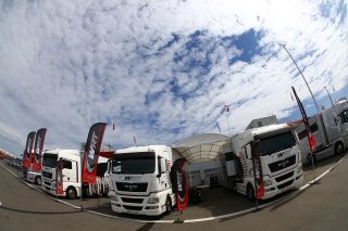 TRUCKS IN THE PADDOCK