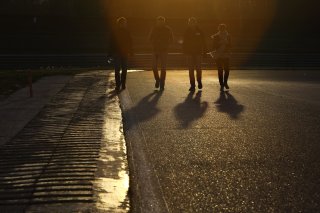 DRIVERS DOING THE TRACKWALK