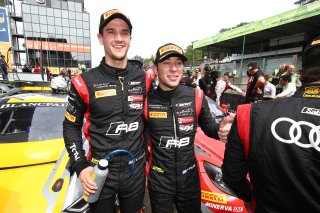 #17 TEAM WRT (BEL) AUDI R8 LMS STUART LEONARD (GBR) ROBIN FRIJNS (NLD) WINNERS OF THE QUALIFYING RACE