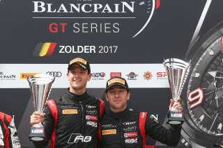 #17 TEAM WRT (BEL) AUDI R8 LMS STUART LEONARD (GBR) ROBIN FRIJNS (NLD) WINNERS OF THE QUALIFYING RACE