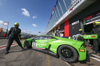#63 GRT GRASSER RACING TEAM (AUT) LAMBORGHINI HURACAN GT3 MIRKO BORTOLOTTI (ITA) CHRISTIAN ENGELHART (DEU)