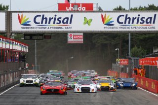 #90 AKKA ASP (FRA) MERCEDES AMG GT3 MICHAEL MEADOWS (GBR) RAFFAELE MARCIELLO (ITA) START OF THE MAIN RACE