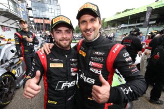 #2 BELGIAN AUDI CLUB TEAM WRT (BEL) AUDI R8 LMS WILL STEVENS (GRB) MARKUS WINKELHOCK (DEU) WINNERS OF THE MAIN RACE