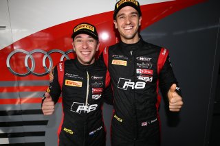 #17 TEAM WRT (BEL) AUDI R8 LMS STUART LEONARD (GBR) ROBIN FRIJNS (NLD) POLESITTERS OF THE QUALIFYING RACE