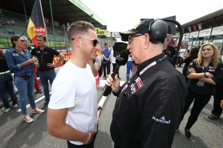 STOFFEL VANDOORNE (BEL) MCLAREN HONDA F1 DRIVER AND JOHN WATSON (GBR)
