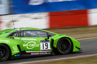 #19 GRT GRASSER RACING TEAM (AUT) LAMBORGHINI HURACAN GT3 EZEQUIEL PEREZ COMPANC (ARG) NORBERT SIEDLER (AUT)