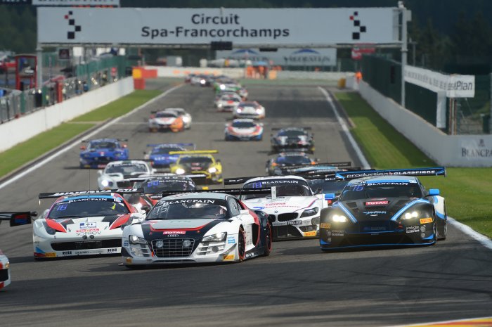 Audi vs. BMW in the opening hours of the Total 24 Hours of Spa 