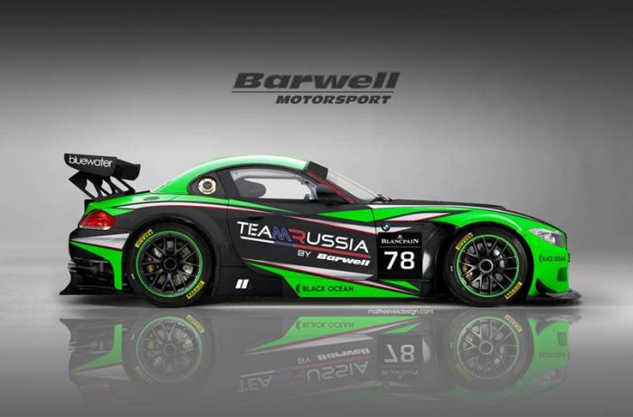 Team Russia by Barwell enters BMW Z4 in Blancpain Endurance Series