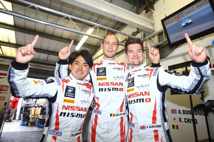 Alex Buncombe and Nissan on pole 