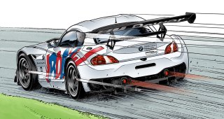 #9 BMW Z3 GT3 in Michel Vaillant-livery